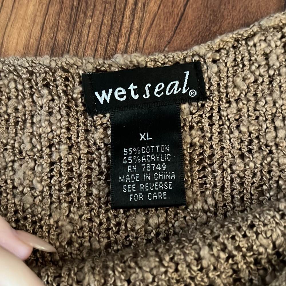 Wet seal striped knit sweater - Picture 4 of 5